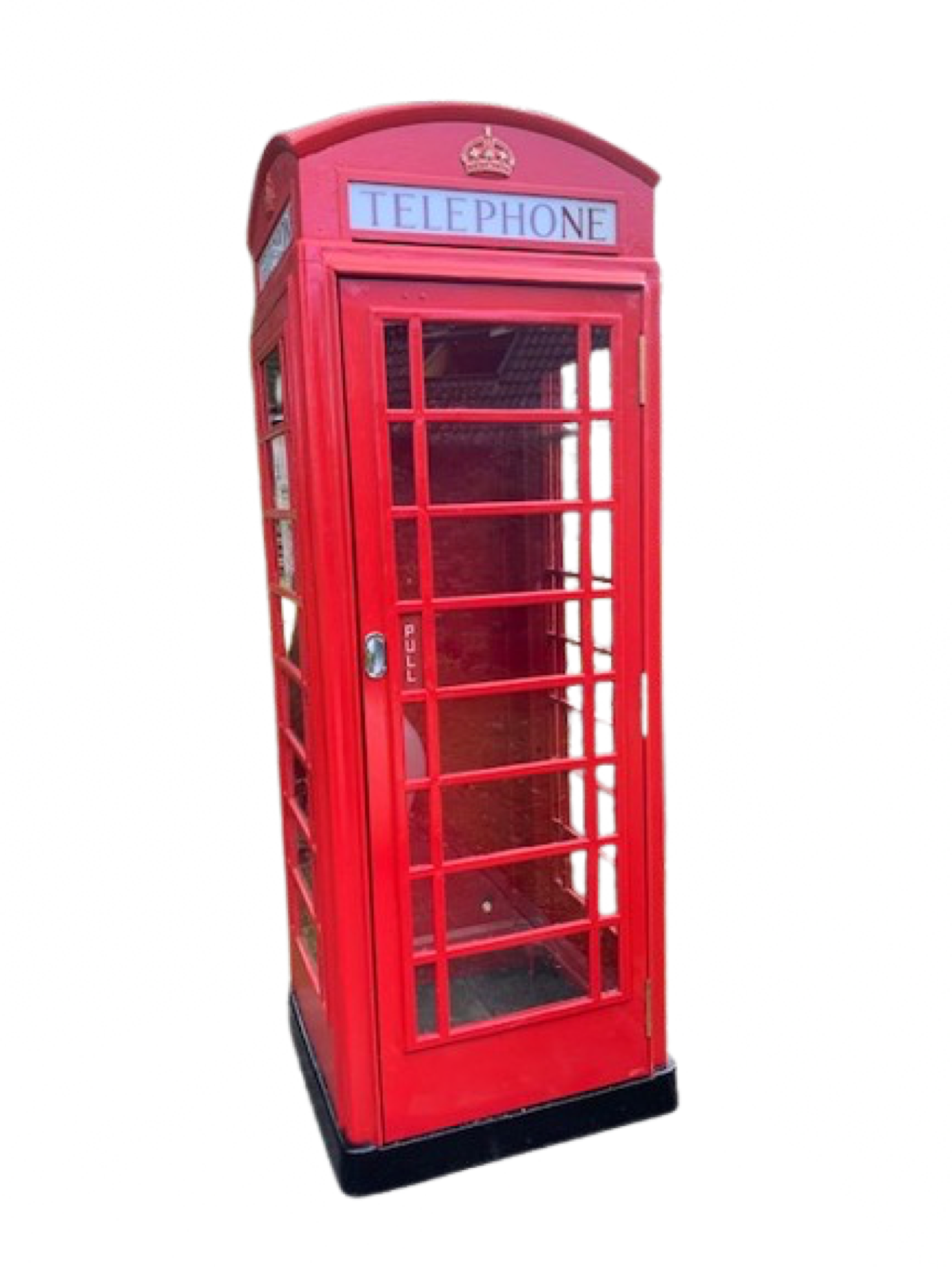 Professionally restored red K6 telephone box
